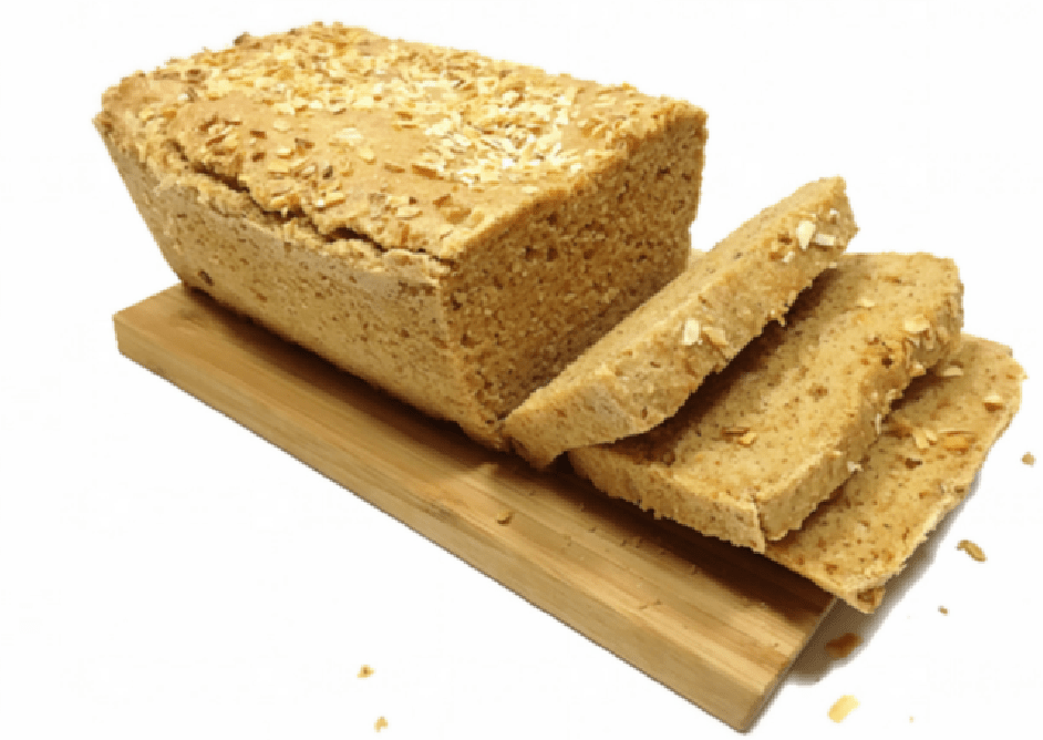 Pão lowcarb de farinha de&nbsp;amendoim